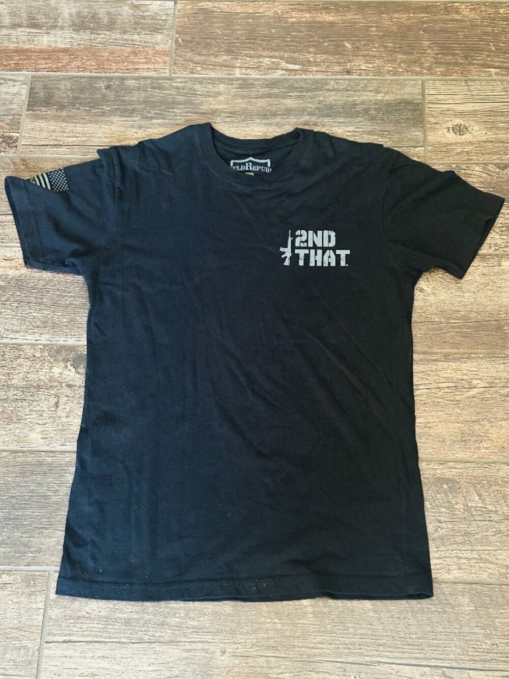 Shield Republic - I Second That - Black T-shirt - Size Small